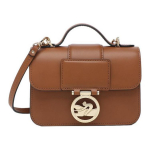 Longchamp Box-Trot 17 Klappkinnitusega Reguleeritava &Otilde;larihmaga V&auml;ike K&auml;eshoitav &Otilde;la-Crossbody Kott Naiste kotid Pruun 10180HAU504 Basic Set (Bag+Dust Bag)