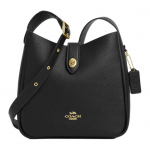 Coach Hadley 25 metallik logo kividest nahast &otilde;la-ristkorraline kott keskmine naiste kotid must CW002-IMBLK Gift Box Sets (Basic Set+Black Box)