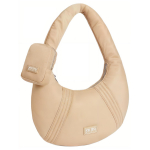 Kenzo logo silikoonist plaaster T&otilde;mblukuga Sulgemine Eemaldatav V&auml;ike Kott Naiste K&auml;ekott Helepruun FE62SA705F01-11-TU Basic Set (Bag+Dust Bag)