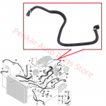 17128602600 Mootori silindripea paisupaagi voolik BMW G30 G31 520i 530i G32 630i G11 G12 730Li B46 B48 jaoks