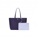 Lacoste Klassikaline Logo Moodne Lihtne T&otilde;mblukuga Kotikott Ostukott &Otilde;lakott Naiste T&otilde;mblukuga Kotid Lilla NF2142AA-R38 Purple