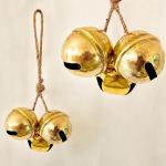 Messingist L&auml;ikivad Helisevad Kellukesed Komplekt 5 Kellukest K&auml;sitsi Valmistatud Metallist Harmoonia Riputatavad Lehmakellad Riputatavad Kellukesed &Otilde;nnelik J&otilde;ulupuu Kaunistus