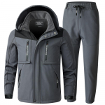 Meeste lumepaksendatud spordi&uuml;likond, soe spordijakk + p&uuml;ksid, kaheosaline komplekt M