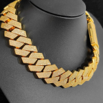 Paks Tugev 15mm Kaks Rida K&uuml;&uuml;nisega Kinnitus Kuuba L&uuml;lidega Kett Iced Out Hip Hop Valge/18k Kullatud Kaelakee Ehted Naistele Meestele Kingitused 20inch Necklace gray