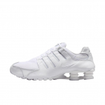 Nike Shox NZ Series Running Shoes Men's Low top White/White/White IQ8263-100 42