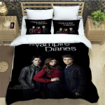 The Vampire Diaries Damon Salvatore Voodipesukomplektid peen voodipesu komplekt tekikott voodikatte komplekt voodipesu s&uuml;nnip&auml;evakingitus 120*200cm Single