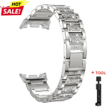 Naiste teemantriba Samsung Galaxy Watch 8 40mm 44mm 8 Classic 46mm jaoks K&auml;epael Galaxy Watch 7 Ultra 47mm/Ultra 2026 jaoks Galaxy Ultra 47mm h&otilde;be