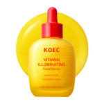 KOEC n&auml;onaha hoolduskomplekt, BAKUCHIOLI t&auml;idlustav ja vitamiinidega kirkastav kreemseerum, kauap&uuml;siv niisutus ja s&auml;rav nahk yellow