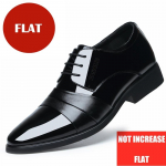 Meeste K&otilde;rgust Suurendavad Nahast Kingad 6cm 8cm N&auml;htamatu Liftikingad Ehtne Lehma Nahk Formaalne &Auml;ri Pulma Oxfordid 38