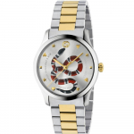 Gucci YA1264075 G-Timeless Kahev&auml;rviline Meeste K&auml;ekell 36mm