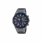 Casio EDIFICE seeria t&auml;isautomaatne kalender p&auml;ikesekraftiga kvartsmehhanism roostevabast terasest rihm Jaapani ja Korea kell meeste kell must EQB-1100TMS-1AJR must