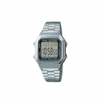 Casio STANDARD seeria retro mood vabaaja lihtne kerge metall klassikaline v&auml;ike ruudukujuline veekindel mehhanism kvartskellamehhanism roostevaba teras A178WA-1AJH h&otilde;be