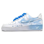 Nike Air Force 1 Sinine Laine Sulg Nahk Kulumiskindel Madal Ketsid Unisex Sinine Valge CW2288-111(Team1321-) 36.5 white