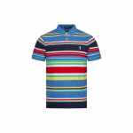 Polo Ralph Lauren Logoga triibuline polos&auml;rk Meeste pealisr&otilde;ivad Mitmev&auml;rviline 710934553-001 XL