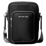 MICHAEL KORS Khai Khai br&auml;ndilogo disainiga nailonist crossbody &otilde;lakott unisex paaristiil must must
