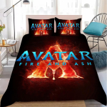 Kuum kile A-Avatar Tuli ja Tuhk Tekikott Komplekt Kodustiil Voodipesu Pehme Pesu Puuvillane Voodi 3-osaline Komplekt &Uuml;li&otilde;pilaste &Uuml;hiselamu Kingitus AU Single(140x210cm)