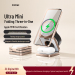 MOMAX MagSafe 3-in-1 Kokkupandav Juhtmevaba Laadija