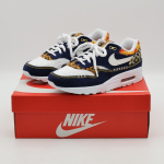 FJ4452-432 Nike Air Max 1 PRM Pestaud Tume Sinine Denim Leopard Merev&auml;e Kuldne (meeste omad) 10.5 black