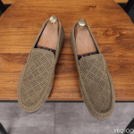 Meeste Hingavad Bean bean Kingad Vabaaja &otilde;&otilde;nsad Lamedad madala s&auml;&auml;rega mokassiinid Suvine uus libisemiskindel Meeste kingad Homme Zapatos 39 khaki