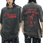 Anime Dorohedoro Gyoza Hullult N&auml;ljane Putukas Vintage Pesitud T-s&auml;rk Meestele Naistele Manga Graafilised T-s&auml;rgid Gootiline &Otilde;udus &Uuml;legabariidilised T-s&auml;rgid S mitmev&auml;rviline
