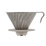 HARIO V60 Titaanist tass K&auml;si V&auml;litingimustes Greige Tilguti, 1-4 mahtuvus, Tilguti, Kerge, Kasutamine, Titaan, (VDTI-02-TSV)