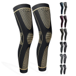 T&auml;ispikad jalavarrukad Pikk Vask P&otilde;lvetugi Kompressioon Hingav Libisemisvastane Spandex Nailon T&auml;ielik Kaitse T&auml;iskasvanutele XXL black