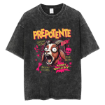 2026 M&auml;ngu printsess Donut Dungeoni roomaja Carl Vintage pestud T-s&auml;rgid Mehed Naised Harajuku moer&otilde;ivad L&uuml;hikeste varrukatega T-s&auml;rk 2XL black
