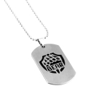Uus Escape from Tarkov USEC Ripats BEAR Titaanterasest S&otilde;jaline Br&auml;nd Kaelakee 60CM gray