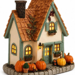 Helendav Vanaaegne Valgustusega K&otilde;rvitsad Maja Halloweeni Kaunistused Lamp Figuur K&auml;sit&ouml;&ouml;na Valmistatud Helendav K&otilde;rvitsa Kaunistus LED Maamees P&uuml;hadekaunistus Pumpkin beige