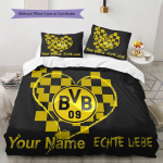Kohandatud nimega BVB voodipesu, Tekikomplekt Tekikate Padjap&uuml;&uuml;r Kodu S&uuml;nnip&auml;evakingitus(1 * tekikott + 2 * padjap&uuml;&uuml;ri, ilma s&uuml;damikuta) -HE41 135x200cm yellow