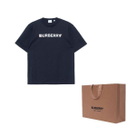 Burberry SS22 T-s&auml;rk Meeste Tume Sinine 80530111 XXL-Original Gift Bag sinine