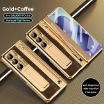 Samsung Galaxy Z Fold 8 Ultra Fold 8 7 6 5 kokkupandava officielli pliiatsihoidjaga &uuml;mbris kilega, k&otilde;ik-&uuml;hes p&otilde;rutuskindel kaitse&uuml;mbris Galaxy Z Fold 5 beige