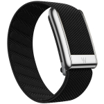 Sobib Whoop 5.0 Mg K&auml;ev&otilde;ru Rihma W Logoga Nahk Nailonist Kootud Elastne Whoop Spordi Asendusrihm Kuldne H&otilde;bedane Metall WHOOP 5.0 black