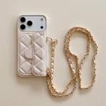 Luksuslik Crossbody Rahakott Telefonikott Kaardihoidjaga Nahast Pael &Otilde;larihm IPhone 13 14 15 16 17 Pro Max jaoks (Logo puudub) iPhone 13 valge