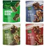 [bibigo] Korea merevetikakr&otilde;psud Gim Bugak 40g 50g Kr&otilde;bedad merevetika suupisted Originaal Kleepuv riis Krevett Kuum V&uuml;rtsikas Set