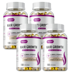 Buporai Juuste Kasvu Kiirendi Komplekskapslid 120 tk - Mereline Kollageen Biotiini, Saepalmise ja Ashwagandhaga 120*4