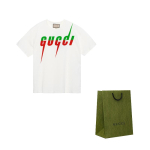 GUCCI meeste puuvillane teraga T-s&auml;rk Valge 565806-XJAZY-9037 XL white