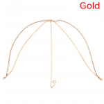 Metallist mitmekihiline Boho peakett peapael Pulmasoeng Juuste aksessuaarid kuld