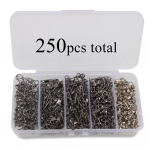 K&otilde;rge tugevusega roostevabast terasest 65LBS-p&ouml;&ouml;rd- ja snapsid meriforelli jaoks mere- ja magevees 250pcs