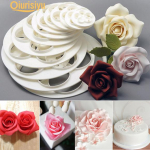6 tk Fondant Cake Sugarcraft Rose Flower Cookie Vorm