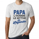 4 Papa Meeste T-s&auml;rk Myth Legend t-s&auml;rk Papa Tees&auml;rk Papa Bear XS valge suitsuv&auml;rv