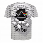 Euroopa ja Ameerika &Uuml;hendriigid Pink Floyd 3D digitaalprintimine L&uuml;hikeste varrukatega lahtine T-s&auml;rk 6XL