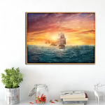 Teemanttikandid ring Teemantmaal Rhinestone Crystal Painting Kodukaunistus 20X30CM