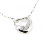Les Tr&eacute;sors De Lily [H0517] - Collier Argent 'Love' blanc valge