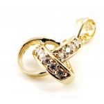 Les Tr&eacute;sors De Lily [J0152] - kullatud ripats  Goddess  valge kuld - 13 mm kuld