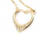 Les Tr&eacute;sors De Lily [J0867] - Collier Plaqu&eacute;-Or 'Love' dor&eacute; kuld