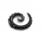 Les Tr&eacute;sors De Lily [J4116] - Spirale acrylique noir 4 mm must