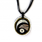 Les Tr&eacute;sors De Lily [N4604] - Collier cr&eacute;ateur 'Kilimanjaro' noir beige nacr&eacute; must