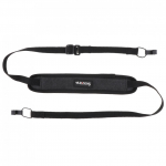 Reguleeritav v&auml;rviline Ukulele &otilde;larihm hingav puuvillane l&ouml;&ouml;givaba topeltkonksu rihm must