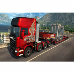 Full Drill 5D DIY Diamond Painting Euro Truck punane Tikand Ristpistes 20X30CM